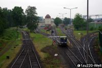 Blick über die Bahnanlagen